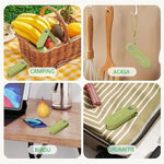 Peeler pentru Legume si Fructe, Flippy, 3.6 x 9.1 cm, Multifunctional, Curatator Pliabil, din ABS si Otel Inoxidabil,