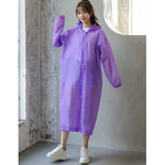 Pelerina de Ploaie, Flippy, pentru Adulti 150-180 cm, din EVA, Impermeabila, Rezistenta la Vant, Inchidere cu Capse,