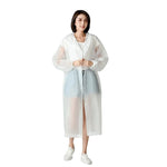Pelerina de Ploaie, Flippy, pentru Adulti 150-180 cm, din EVA, Impermeabila, Rezistenta la Vant, Inchidere cu Capse,