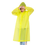Pelerina de Ploaie, Flippy, pentru Copii 100-145 cm, din EVA, Impermeabila, Inchidere cu Capse, Galben