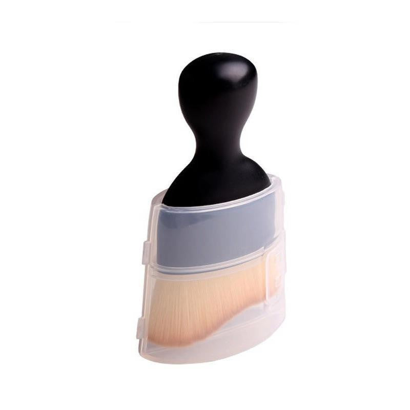 Pensula Multifunctionala, Flippy, Pentru Machiaj sau Indepartat Praful din Masina, Par Sintetic, cu Capac de Protectie,