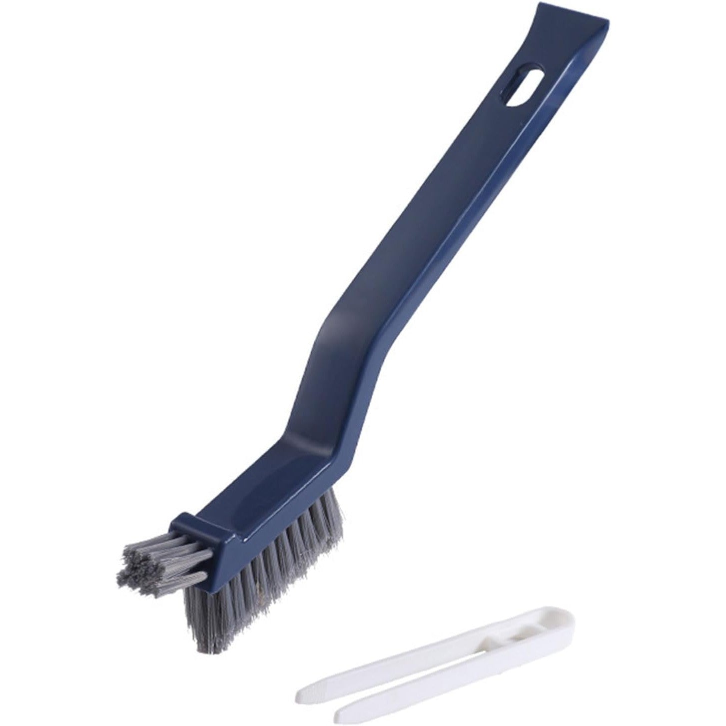 Perie 3in1 de Curatat Podele si Rosturi, Flippy, Lungime Maner 28 cm, Peri din PP, Otel si Plastic, Cleste pentru Scame