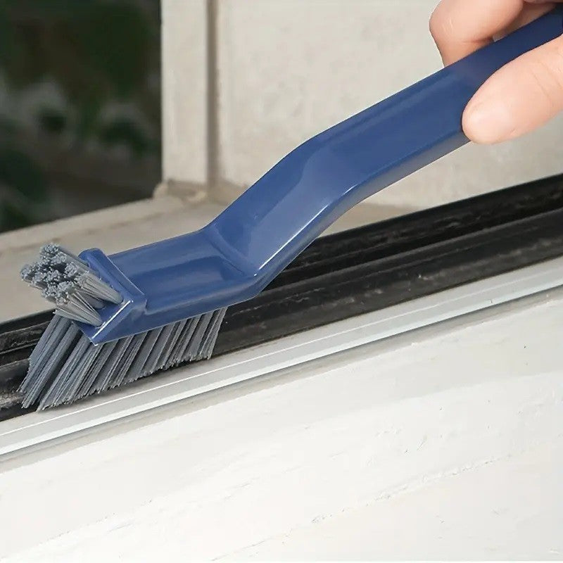 Perie 3in1 de Curatat Podele si Rosturi, Flippy, Lungime Maner 28 cm, Peri din PP, Otel si Plastic, Cleste pentru Scame