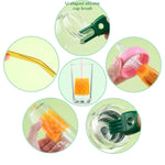 Perie 5 in 1 de Curatat Pahare, Cani, Sticle, Flippy, cu Maner Lung, Accesorii pentru Spalarea Paielor si Capacelor,