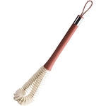 Perie de Curatat Pahare, Sticle, Biberoane, Flippy, cu Maner Lung, Uz Casnic, Silicon, Ergonomic, 3.9x5.4x38.5cm, Rosu