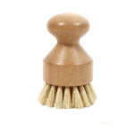 Perie de Curatat Vase si Alimente, Flippy, din Lemn de Bambus, 8 x 5 cm, Perie din Sisal, Maro