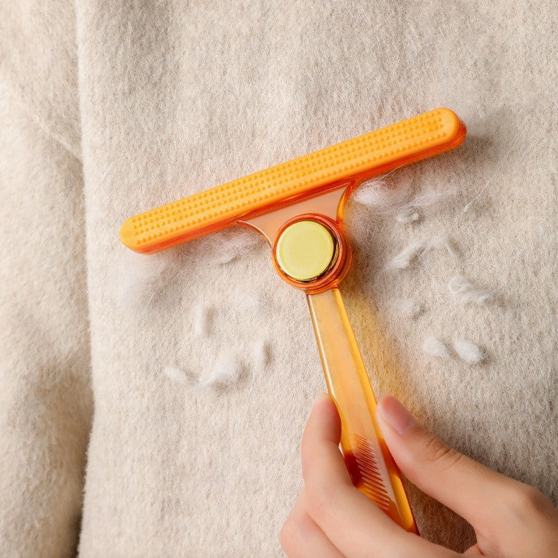Perie de Indepartare a Scamelor, Flippy, pentru Haine si Par de Animale, cu Doua Fete, Manual, Multifunctional, 12x14.5