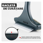 Perie de Spalat si Curatat Geamuri, Flippy, pentru Plase si Suprafete Diverse, 46x16x5 cm, Verde-Galben