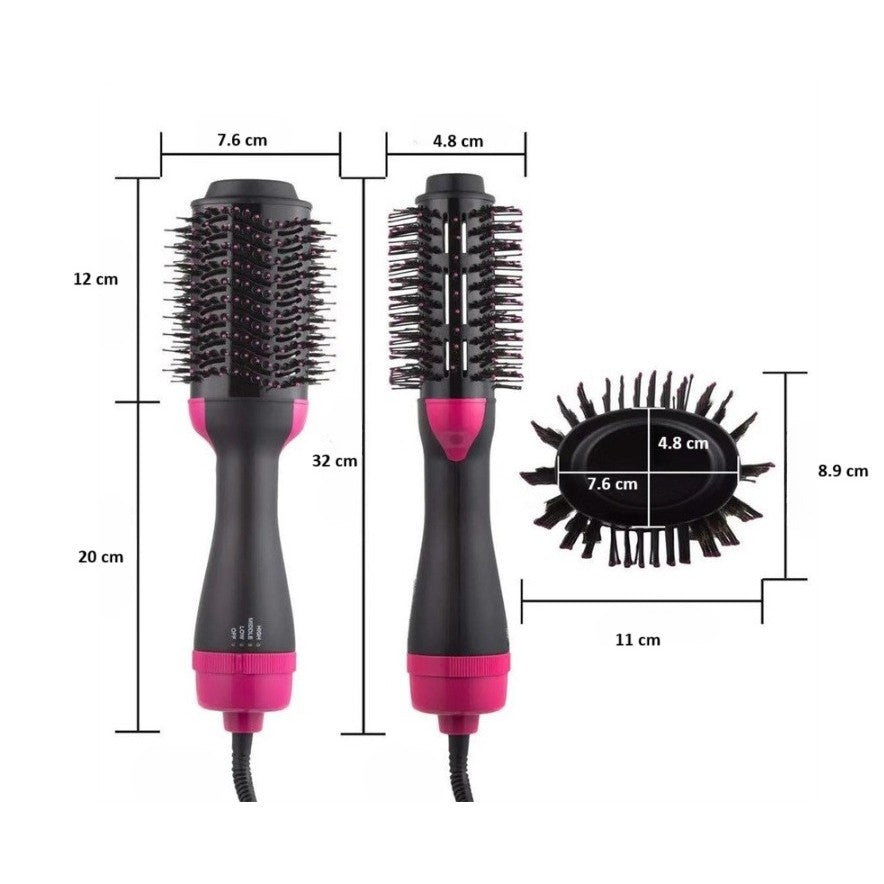 Perie Electrica de Par Fixa, Flippy, pentru Volum, Ceramica, 3 Setari de Temperatura, 1000W, pentru Toate Tipurile de