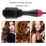 Perie Electrica de Par Fixa, Flippy, pentru Volum, Ceramica, 3 Setari de Temperatura, 1000W, pentru Toate Tipurile de