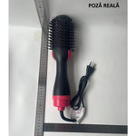 Perie Electrica de Par Fixa, Flippy, pentru Volum, Ceramica, 3 Setari de Temperatura, 1000W, pentru Toate Tipurile de