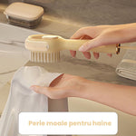 Perie pentru Curatare Incaltaminte cu Recipient pentru Detergent, Flippy, Perie Multifunctionala pentru Incaltaminte si