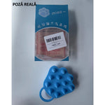 Perie pentru Masajul Scalpului, Perie pentru Sampon, Labuță de Pisică, Dimensiune 7x8 cm, Curatarea si Mentinerea