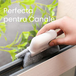 Perii de Curatat 2 in 1, Flippy, Perii pentru Canalele din Ferestre si Usi, Perii pentru Colturi Moarte, pentru