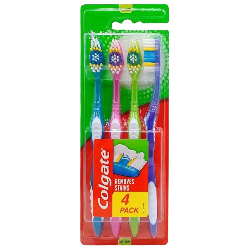 Periuta de Dinti, Colgate, Premier Clean Medium 4/Set