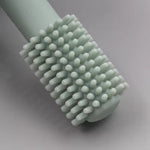 Periuta de Dinti din Silicon pentru Bebelusi, Flippy, fara BPA, 360 Grade, Bariera Anti-Inghitire, Maner Ergonomic,
