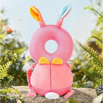 Perna tip Rucsac pentru Protectia Capului, Flippy, Tetiera tip Iepure, pentru Bebelusi, Design tip Plasa, 33x6x19 cm,