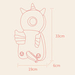 Perna tip Rucsac pentru Protectia Capului, Flippy, Tetiera tip Unicorn, pentru Bebelusi, 33x6x19 cm, 180 g, Albastru