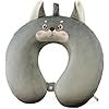 Perna de Calatorie in Forma de U, Flippy, Pentru Gat si Cap, Umplutura din Spuma cu Memorie, 30x30 cm, Model Husky,