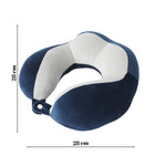 Perna de Voiaj Flippy, Pentru Gat, din Bumbac, 4 Cocoase Pentru Confort, Accesoriu de Voiaj, Birou, Masina, Sistem