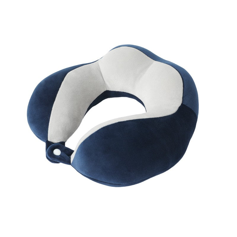 Perna de Voiaj Flippy, Pentru Gat, din Bumbac, 4 Cocoase Pentru Confort, Accesoriu de Voiaj, Birou, Masina, Sistem