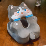 Perna din Spuma, Flippy, pentru Birou, Calatorii, Model Husky, Lavabila, Umplutura de Bumbac, Spatiu Cap in Forma de 8,