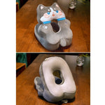 Perna din Spuma, Flippy, pentru Birou, Calatorii, Model Husky, Lavabila, Umplutura de Bumbac, Spatiu Cap in Forma de 8,
