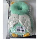 Perna tip Rucsac pentru Protectia Capului, Flippy, Tetiera tip Bufnita, pentru Bebelusi, 33x6x19 cm, 180 g, Verde