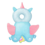 Perna tip Rucsac pentru Protectia Capului, Flippy, Tetiera tip Unicorn, pentru Bebelusi, Design tip Plasa, 33x6x19 cm,