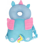 Perna tip Rucsac pentru Protectia Capului, Flippy, Tetiera tip Unicorn, pentru Bebelusi, Design tip Plasa, 33x6x19 cm,