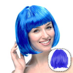 Peruca Cosplay, Flippy, Tunsoare Bob cu Breton, pentru Carnaval, Halloween, Petreceri Tematice, din PET, Marime
