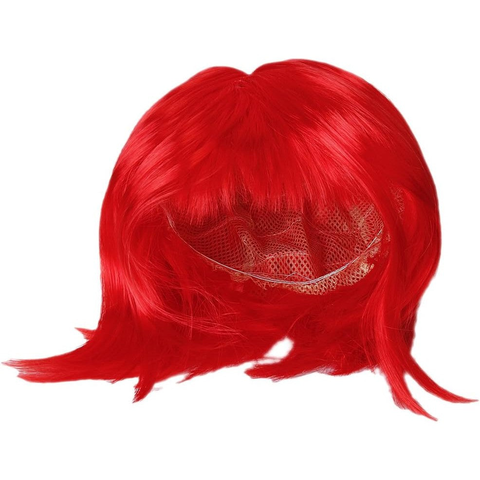 Peruca Cosplay, Flippy, Tunsoare Bob cu Breton, pentru Carnaval, Halloween, Petreceri Tematice, din PET, Marime