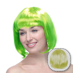 Peruca Cosplay, Flippy, Tunsoare Bob cu Breton, pentru Carnaval, Halloween, Petreceri Tematice, din PET, Marime