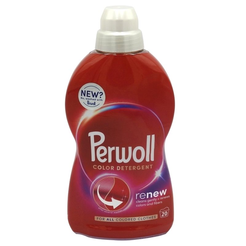 Detergent Lichid pentru Rufe, PERWOLL, Color Renew, 1 L, 20 Spalari