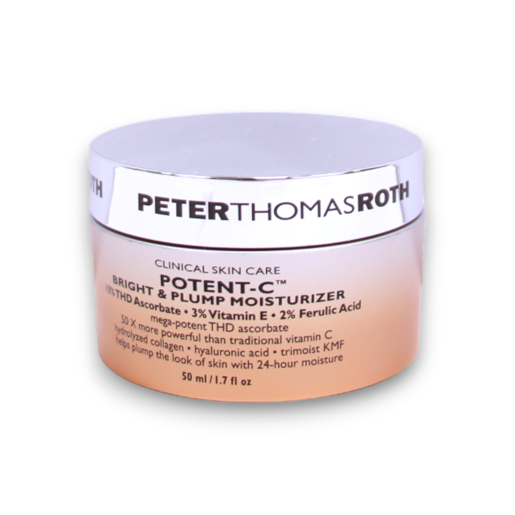 Peter Thomas Roth, Potent-C, Vitamina E, Hidratant, Zi, Smântână, Pentru față, 50 ml - Olmarkt