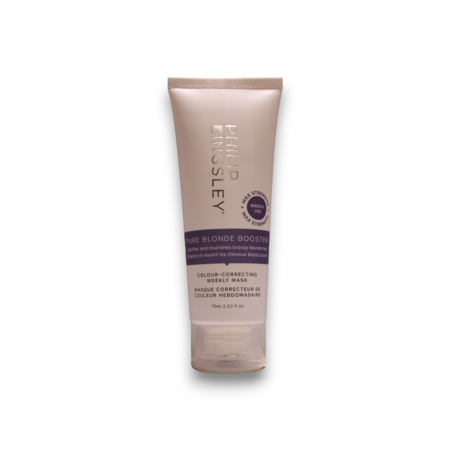 Philip Kingsley, Pure Blonde Booster, Mască cremă pentru tratamentul părului, Hidratant și clarifiant, Săptămânal, 75 ml - Olmarkt