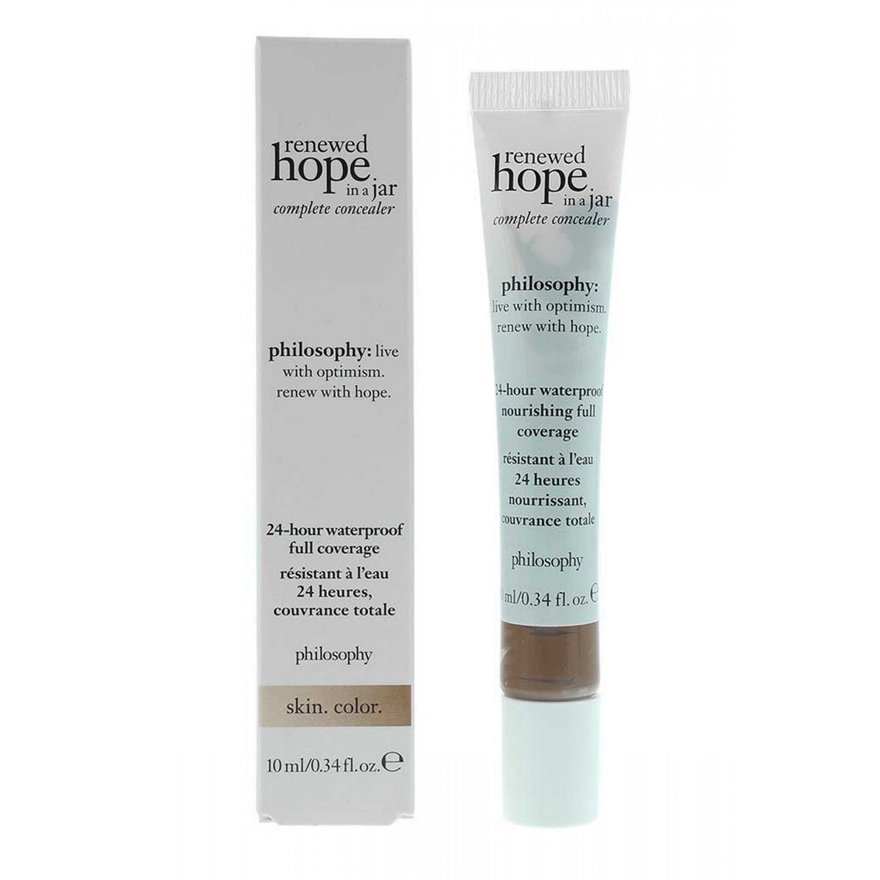 Philosophy, Renewed Hope In A Jar, Rezistent la apă, Acoperire completă, Corector lichid, 9,5, Cacao, 10 ml