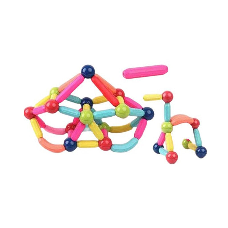 Piese Magnetice pentru Copii, Flippy, Set din 103 de Piese de diferite Culori, Constructor Magnetic cu Posibilitatea de