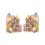 Piese Magnetice pentru Copii, Flippy, Set din 258 de Piese de diferite Culori, Constructor Magnetic cu Posibilitatea de