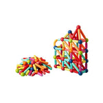 Piese Magnetice pentru Copii, Flippy, Set din 72 de Piese de diferite Culori, Constructor Magnetic cu Posibilitatea de