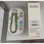 Pila Electrica, Flippy, pentru Copii si Bebelusi, din ABS, 6 Accesorii, cu Lumina LED, 9.5 x 6 x 17 cm, Verde