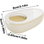 Cutie Taiat Pastile si Depozitare Medicamente, Flippy, Alba, 8x5x2.65 cm, Compacta si Portabila, Ideala Pentru Calatorii