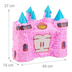 Pinata Castel Printesa pentru Petrecere, Flippy, din Hartie Creponata si Carton, Pinata pentru Petreceri, 40 x 37 x 15