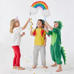 Pinata Curcubeu / Rainbow pentru Petrecere, Flippy, din Hartie si Carton, Pinata pentru Petreceri, 45 x 28 x 9 cm,