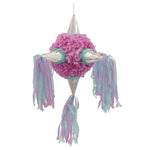 Pinata Rotunda pentru Petrecere, Flippy, Detalii Argintii, din Hartie si Carton, Pinata pentru Copii, 76 x 50 x 50 cm,