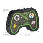 Pinata Controler Gamepad pentru Petrecere, Flippy, din Hartie si Carton, Pinata pentru Petreceri, 42 x 28 x 8 cm, Negru