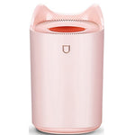 Umidificator cu duza dubla, Flippy, de capacitate mare 3L, roz