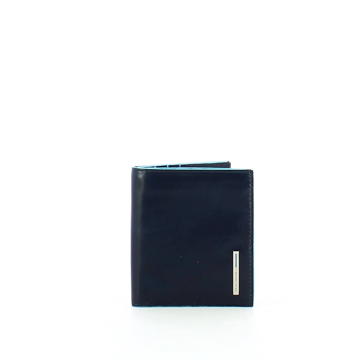 Piquadro, Blue Square, Suport de carduri din piele, PP1518B2, Albastru Autentic, Unisex - Olmarkt