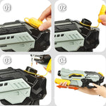 Pistol cu Apa de Inalta Presiune pentru Copii, Flippy, Jucarie Pistol cu Apa, Capacitate 1.5 L, 43 x 20 x 4 cm,