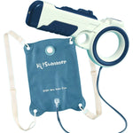 Pistol cu apa pentru copii Flippy, rezervor tip ghiozdan, 1500 ml, reglabil, material ABS/silicon, distanta improscare